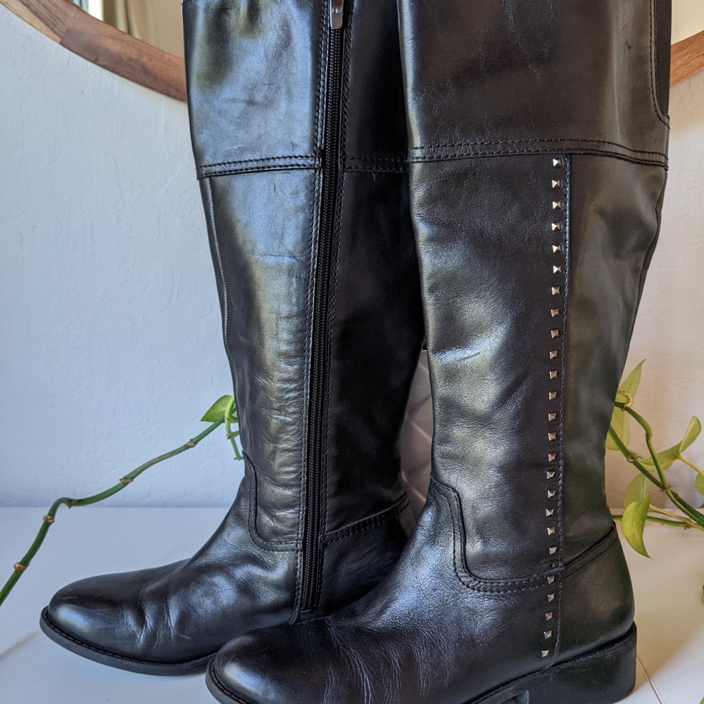 Mark Fisher Galaya Knee High Authentic Leather Boots